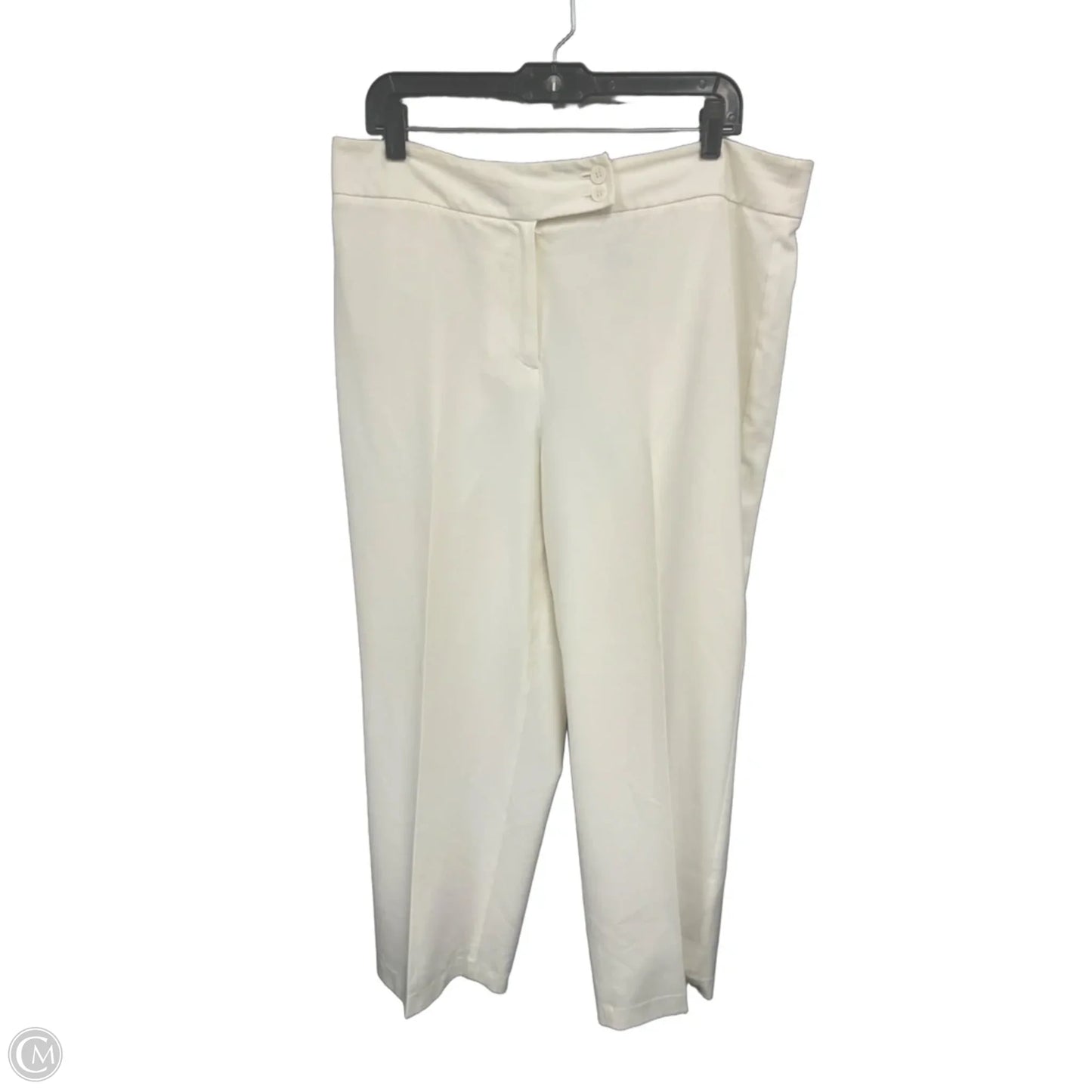 Pants Dress By Clothes Mentor In Cream, Size: 16