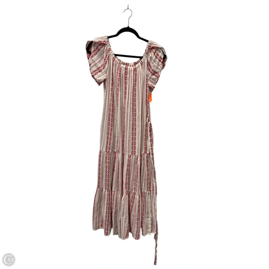 Dress Casual Maxi By Velvet By Graham & Spencer In Red & White, Size: S