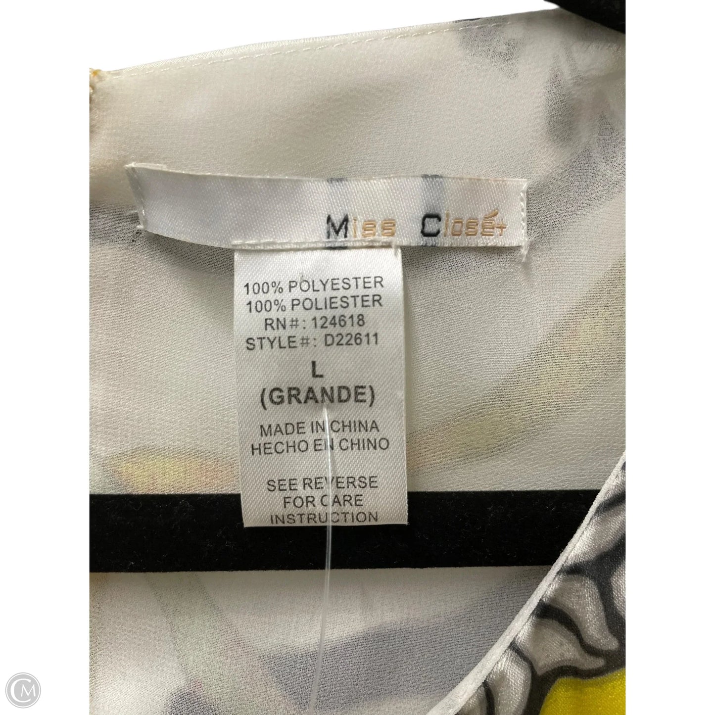 Dress Casual Short By Clothes Mentor In Yellow, Size: L