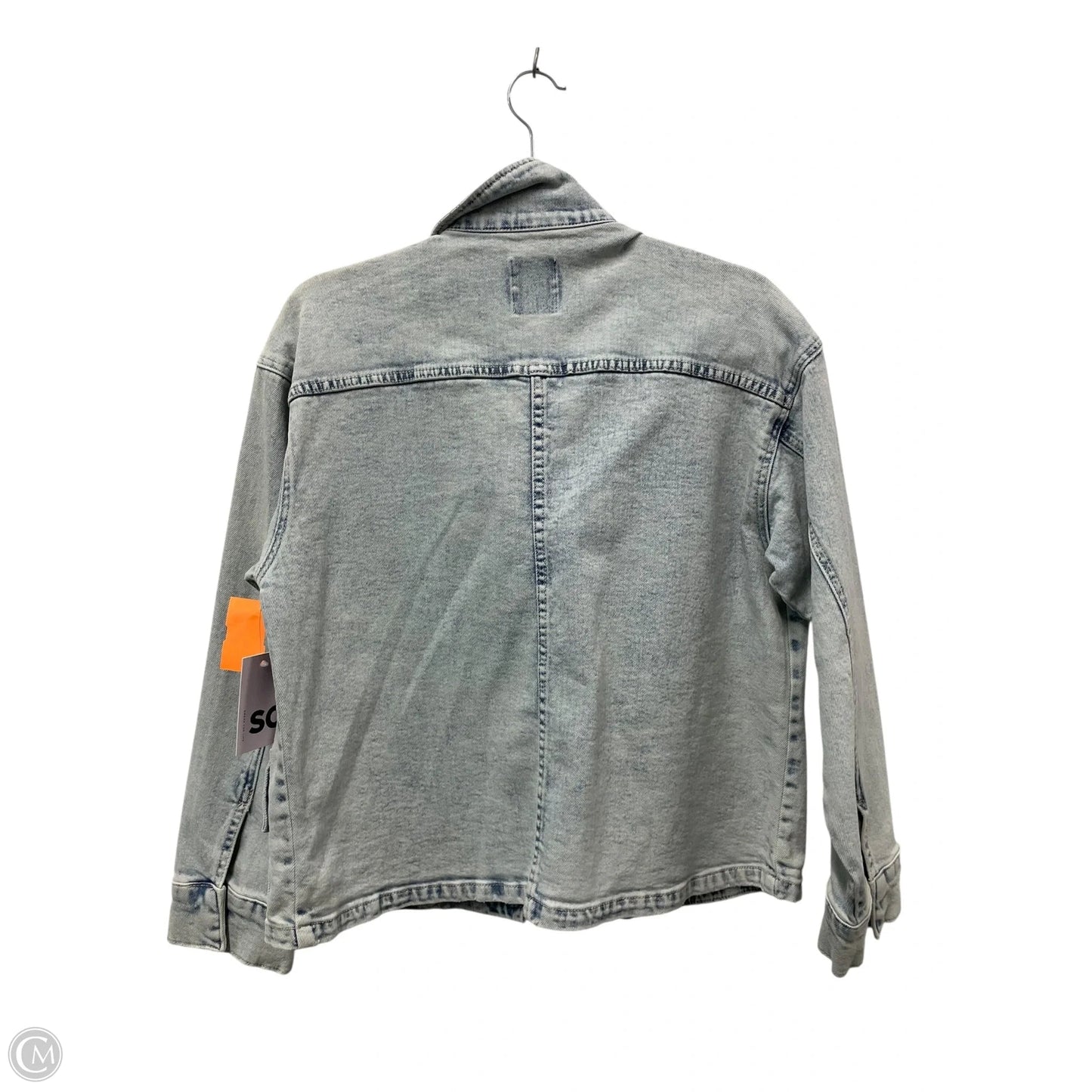 Jacket Denim By So In Blue Denim, Size: Xs