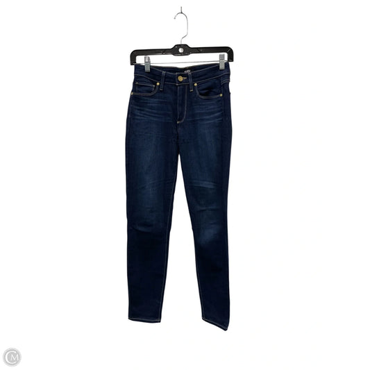 Jeans Skinny By Paige In Blue Denim, Size: 2