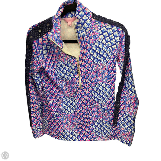 Jacket Designer By Lilly Pulitzer In Blue & Pink, Size: Xxs