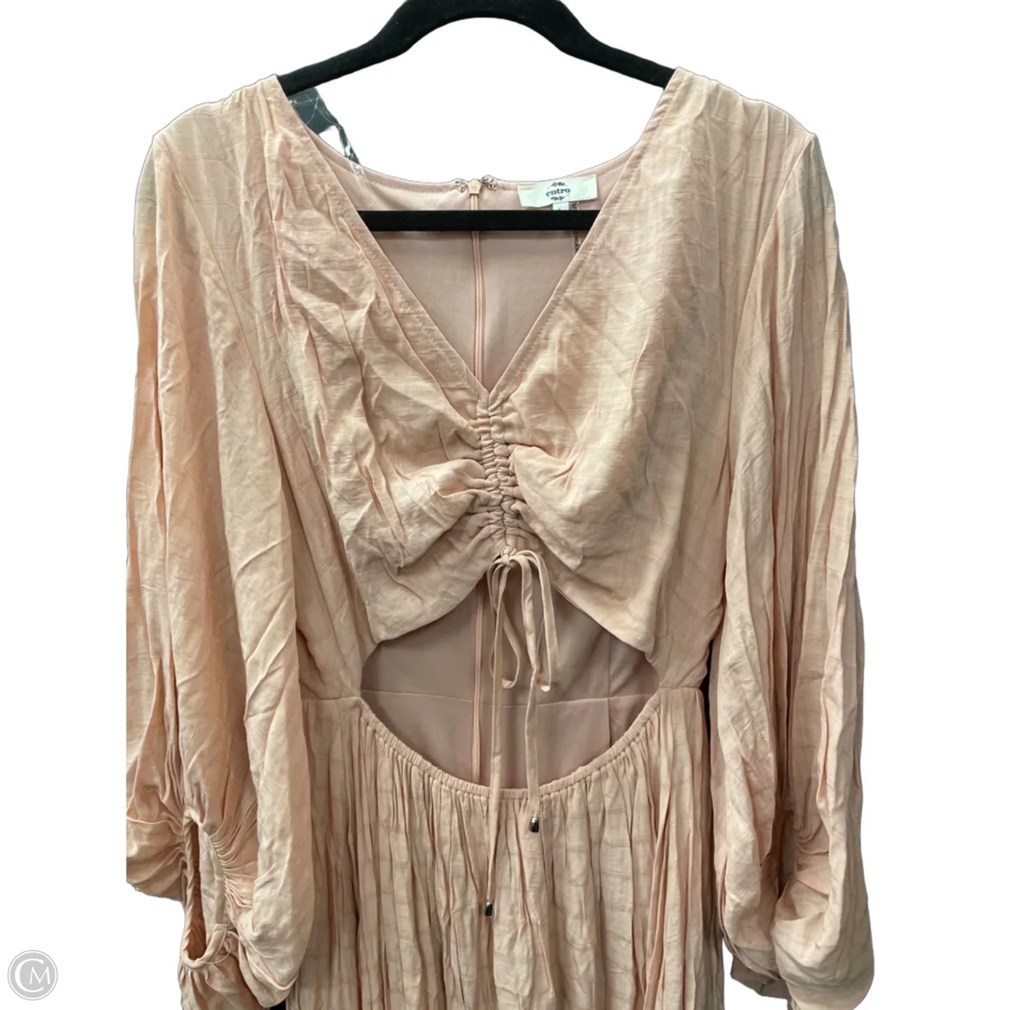Dress Casual Maxi By Entro In Peach, Size: L