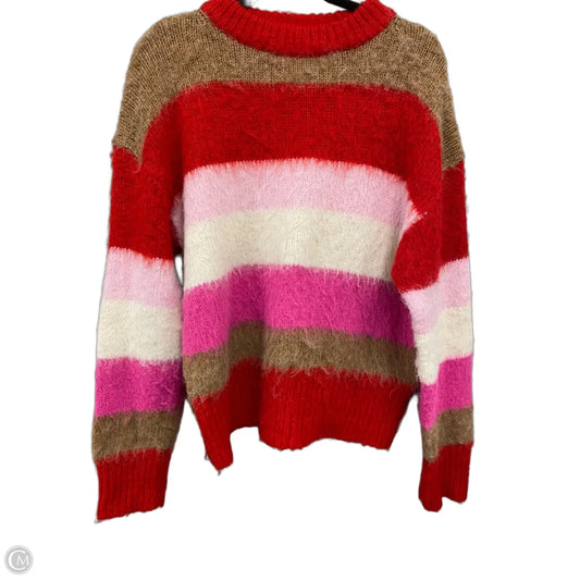 Sweater By A New Day In Pink & Red, Size: L