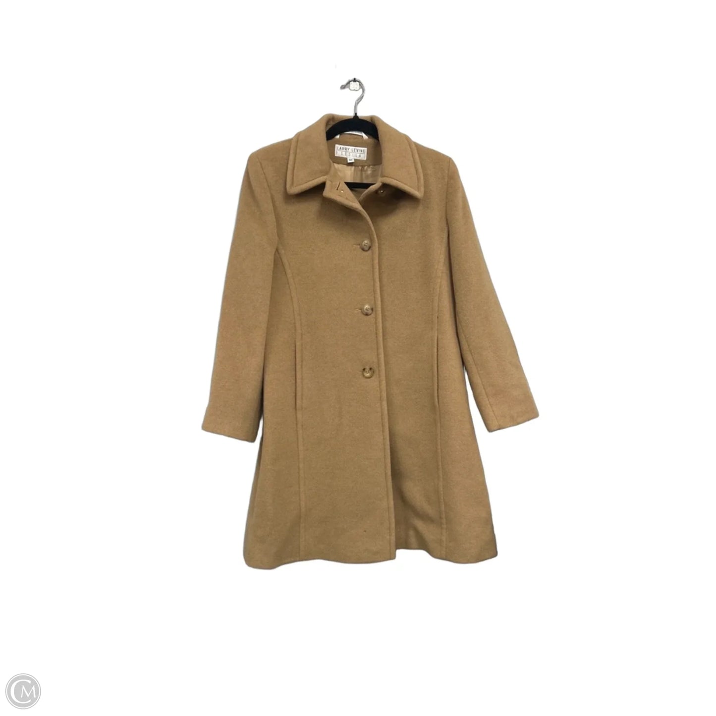 Coat Peacoat By Larry Levine In Brown, Size: 8p