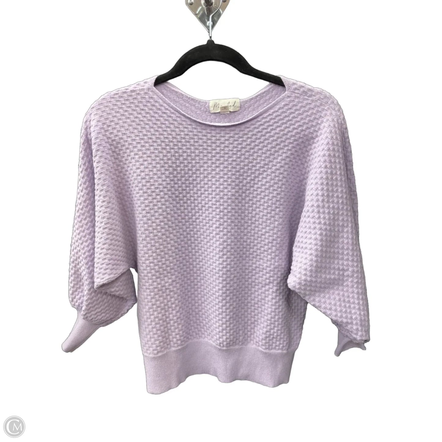Top Long Sleeve By Marled In Purple, Size: S