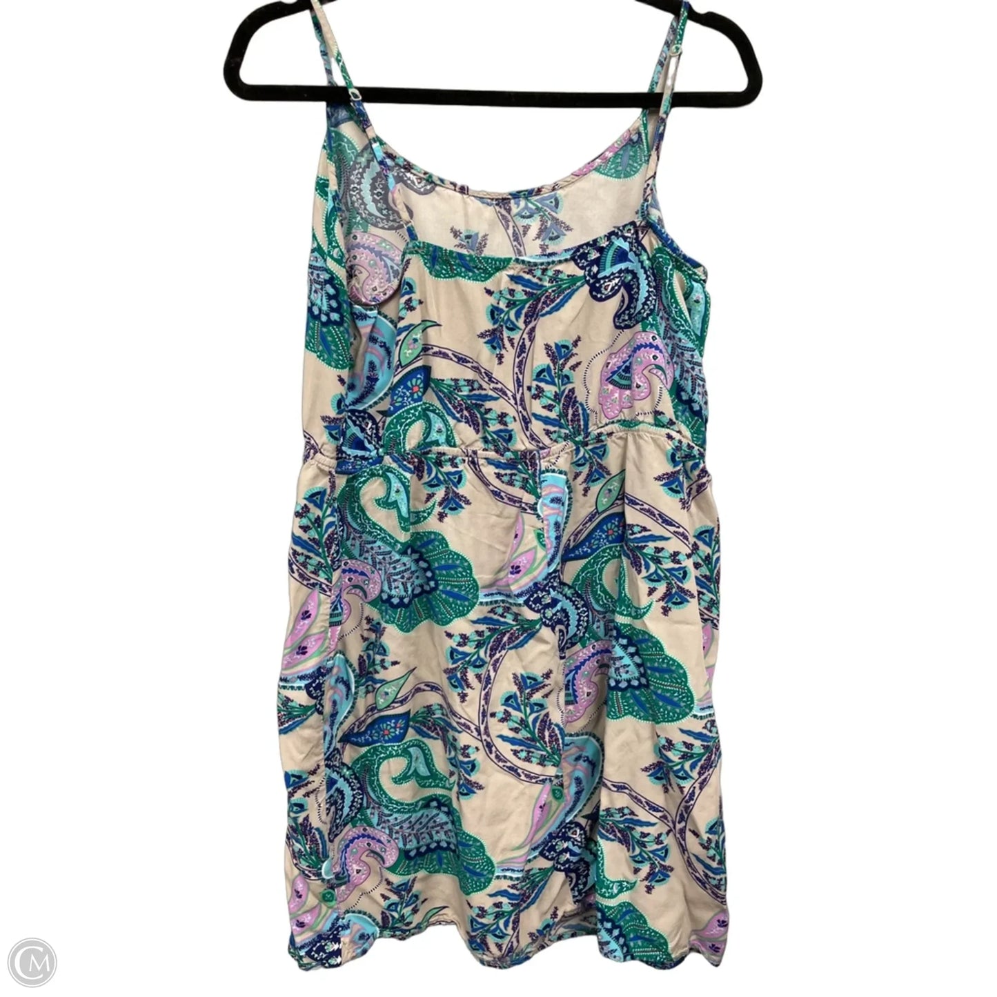 Dress Casual Short By Old Navy In Blue & Cream, Size: L
