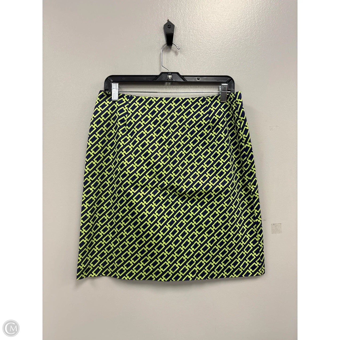 Skirt Midi By Clothes Mentor In Blue & Green, Size: 4