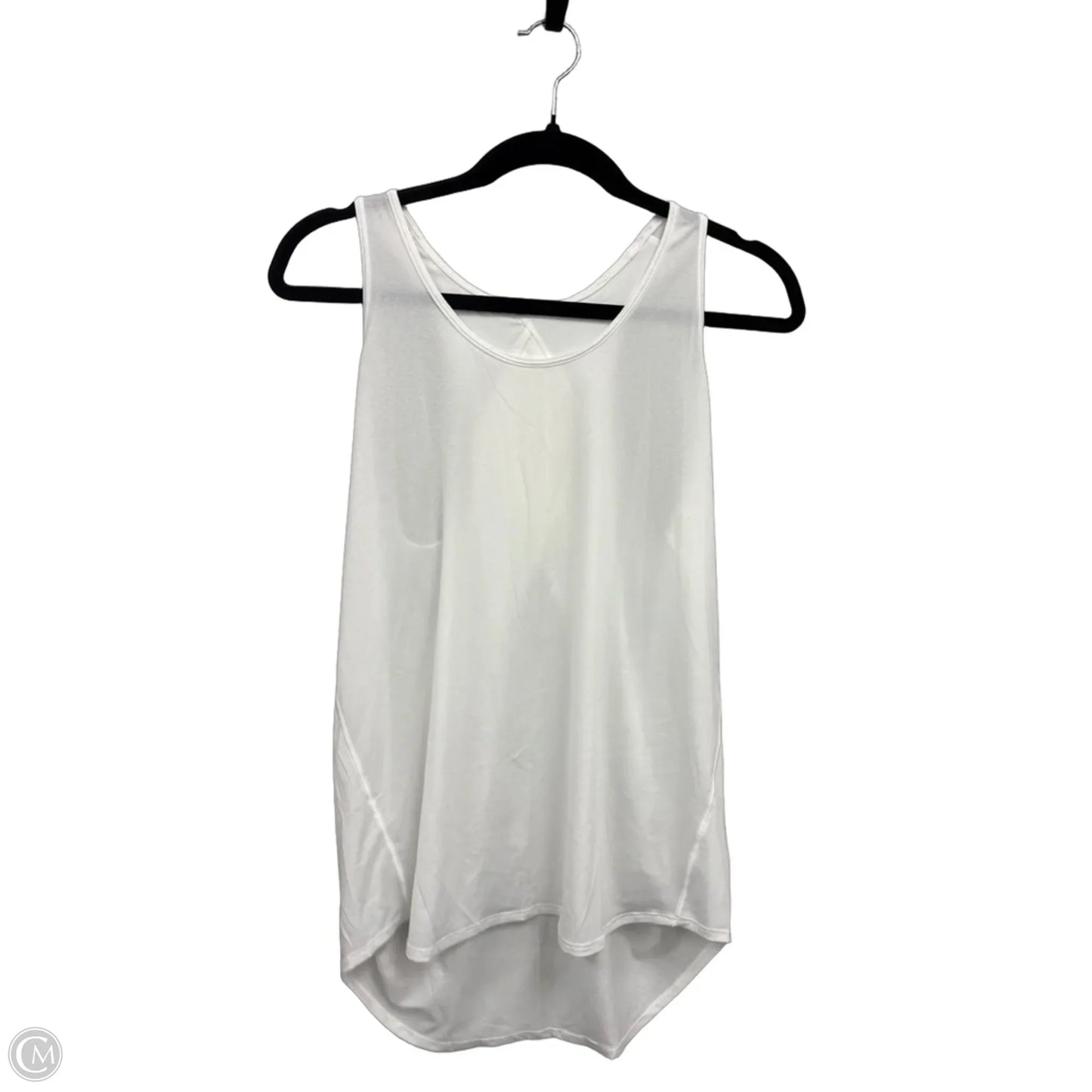 Athletic Tank Top By Lululemon In White, Size: 6