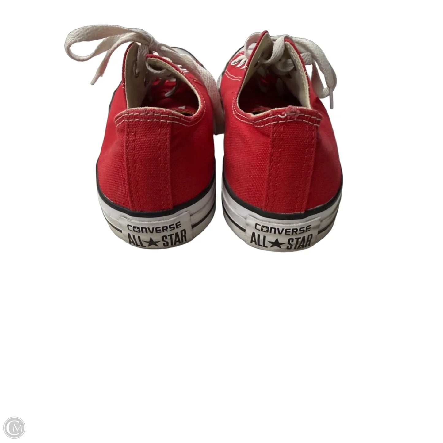 Shoes Sneakers By Converse In Red & White, Size: 9