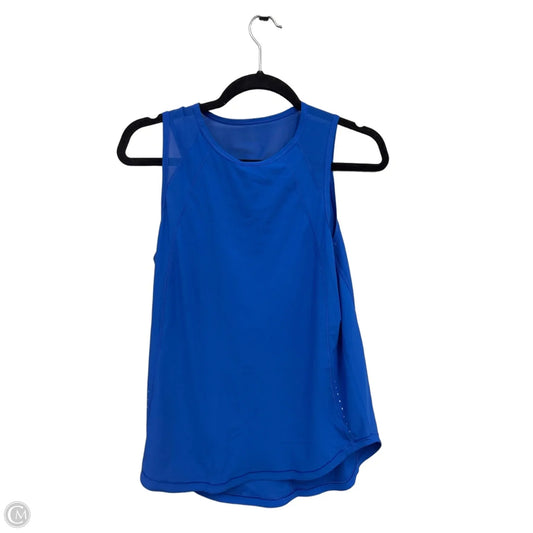 Athletic Tank Top By Lululemon In Blue, Size: M