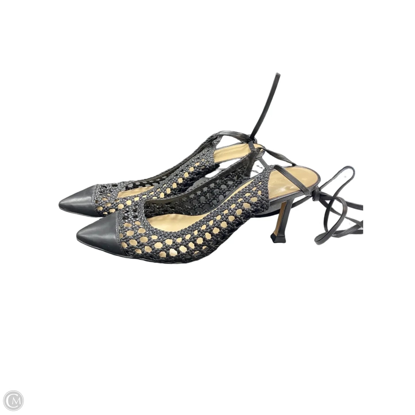 Shoes Heels Kitten By Ann Taylor In Black, Size: 9.5
