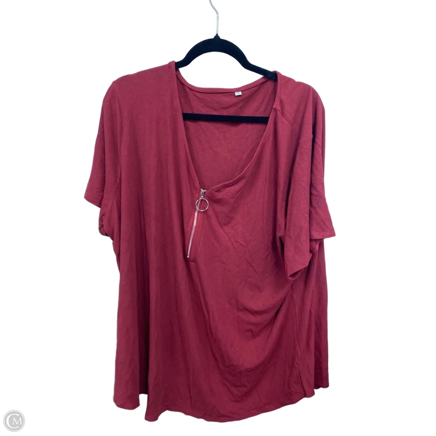 Top Short Sleeve By Clothes Mentor In Red, Size: 4x