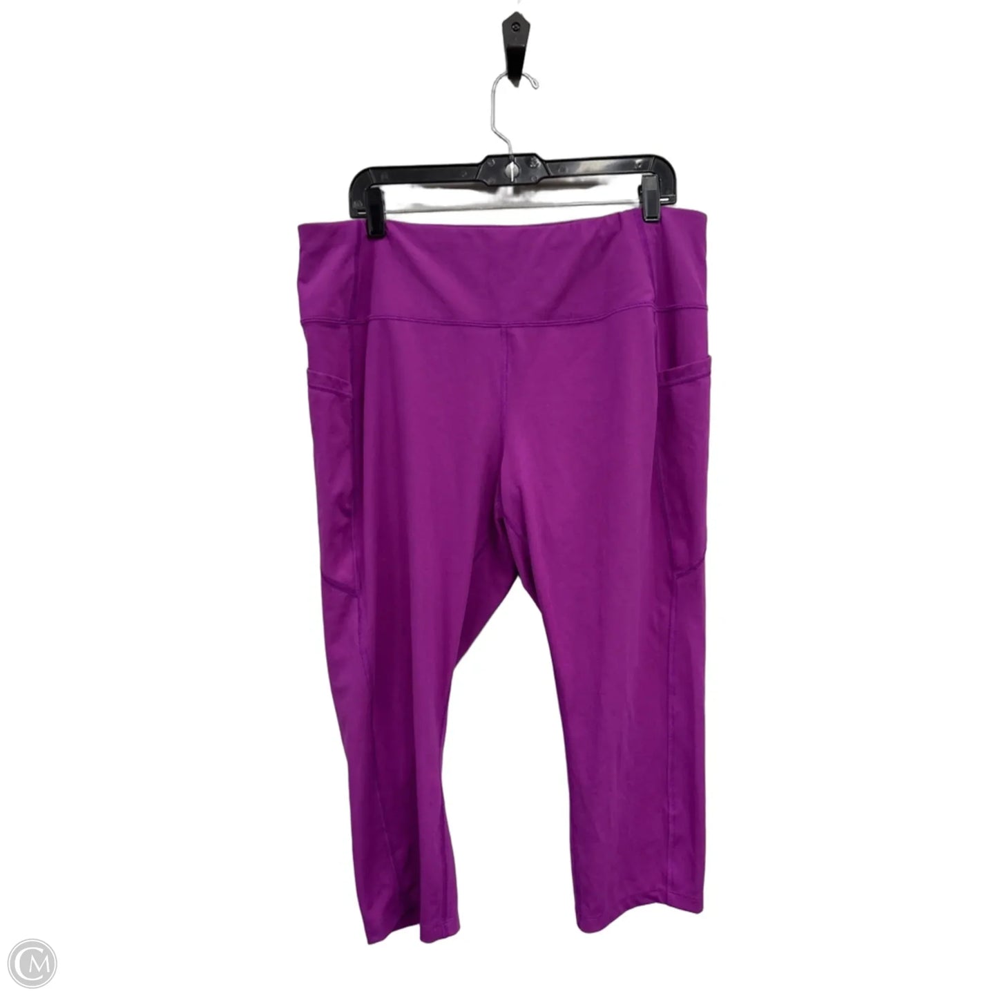 Athletic Leggings Capris By Avia In Purple, Size: 3x
