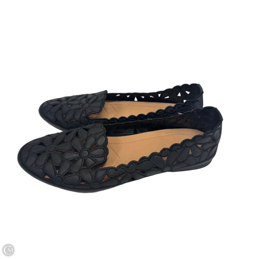 Shoes Flats By Clothes Mentor In Black, Size: 8
