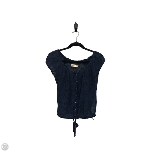 Top Short Sleeve By Hollister In Blue, Size: Xs