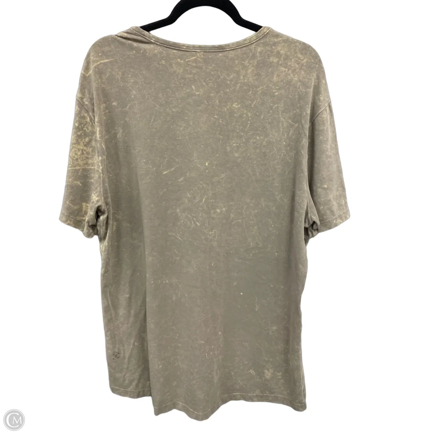 Athletic Top Short Sleeve By Lululemon In Green, Size: Xl