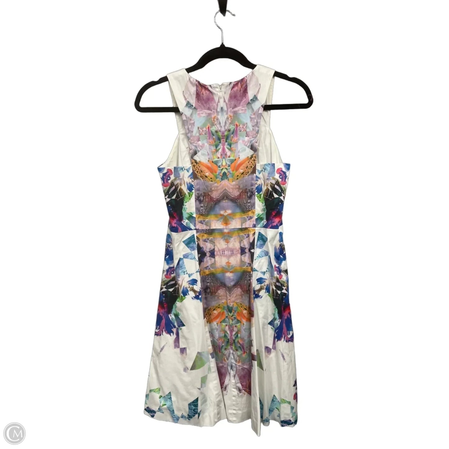 Dress Casual Midi By Hannah In Geometric Pattern, Size: 4