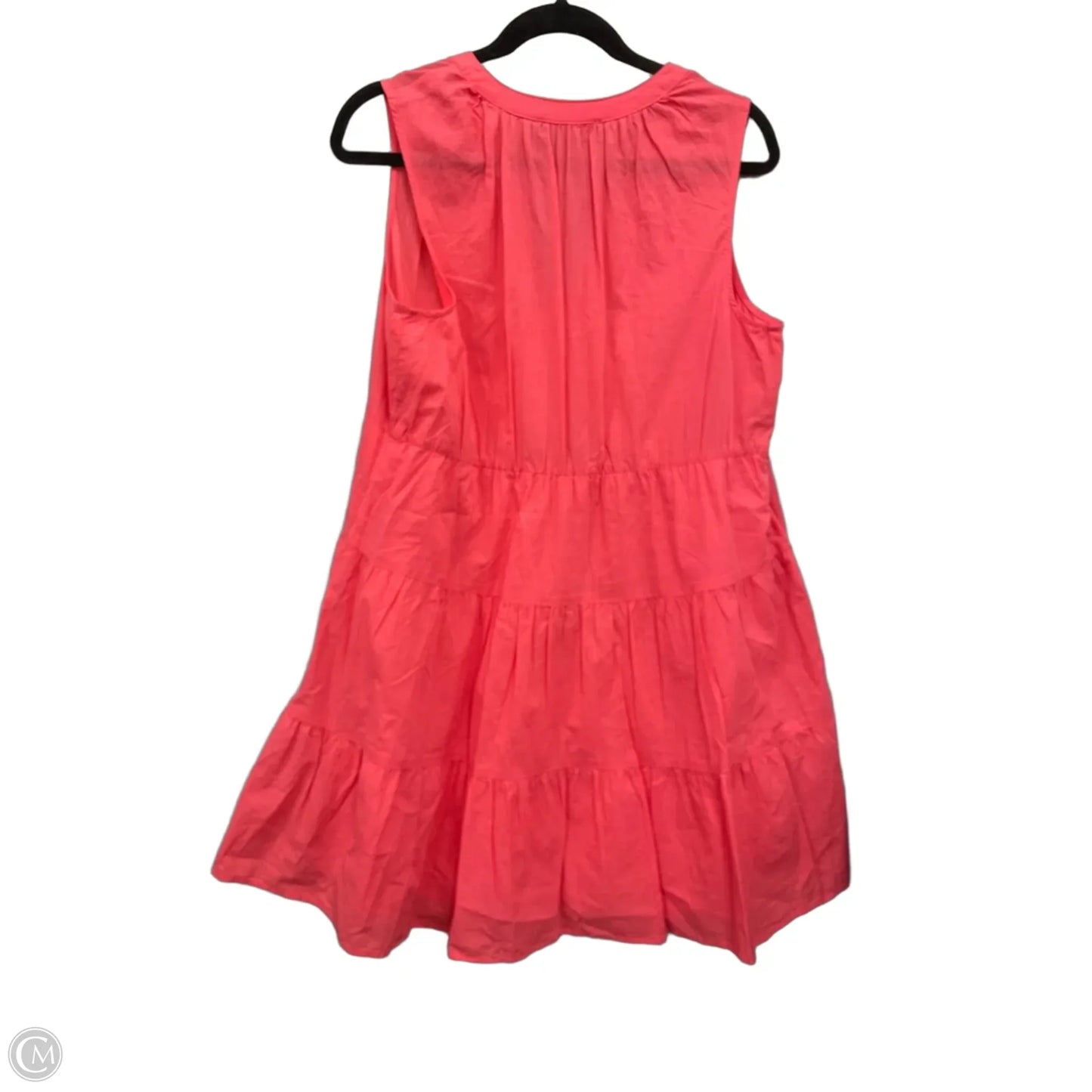 Dress Casual Short By Dkny In Pink, Size: L