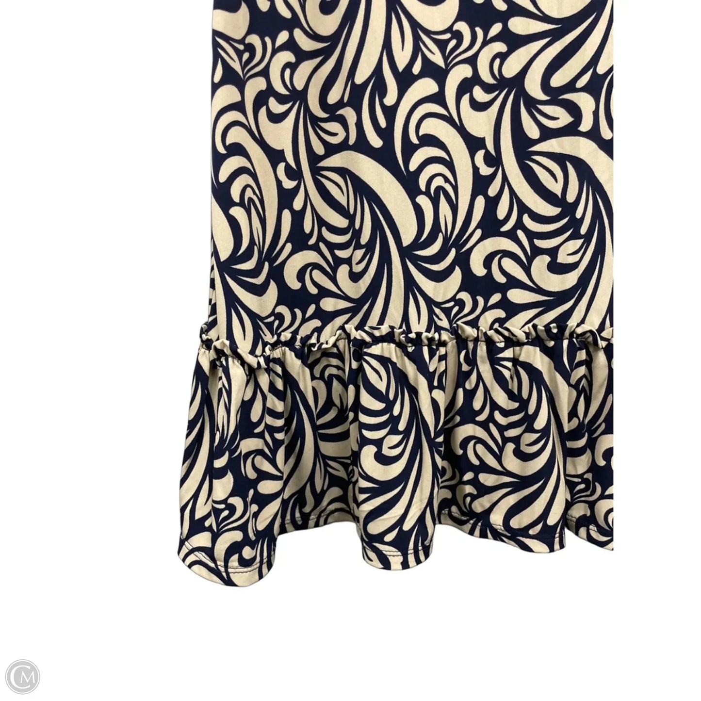 Dress Casual Short By Julian Taylor In Blue & Tan, Size: Xl