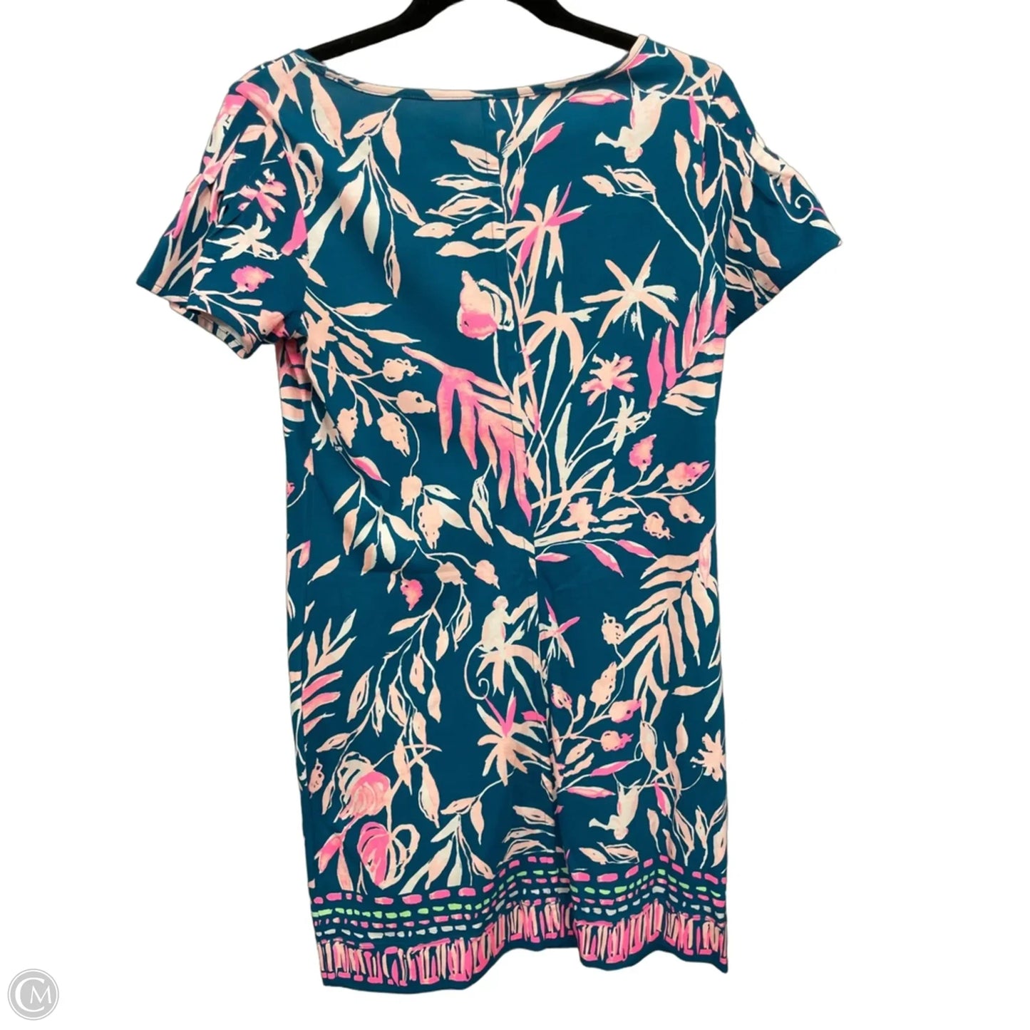 Dress Designer By Lilly Pulitzer In Green & Pink, Size: M
