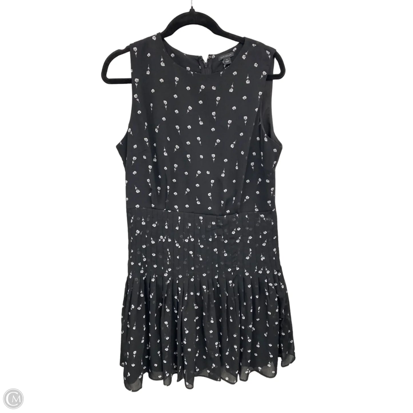 Dress Casual Midi By Ann Taylor In Black, Size: 10