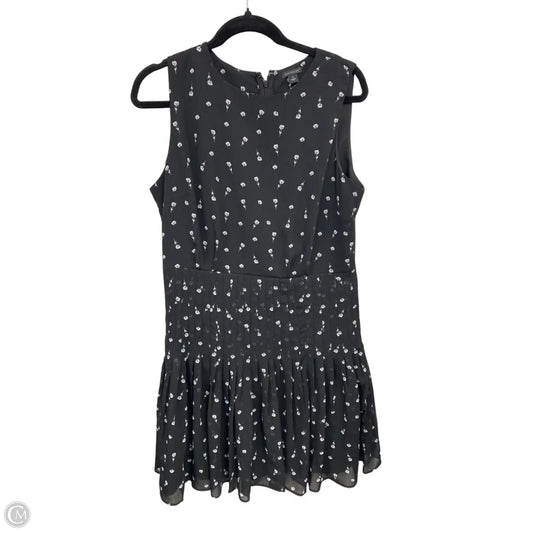 Dress Casual Midi By Ann Taylor In Black, Size: 10