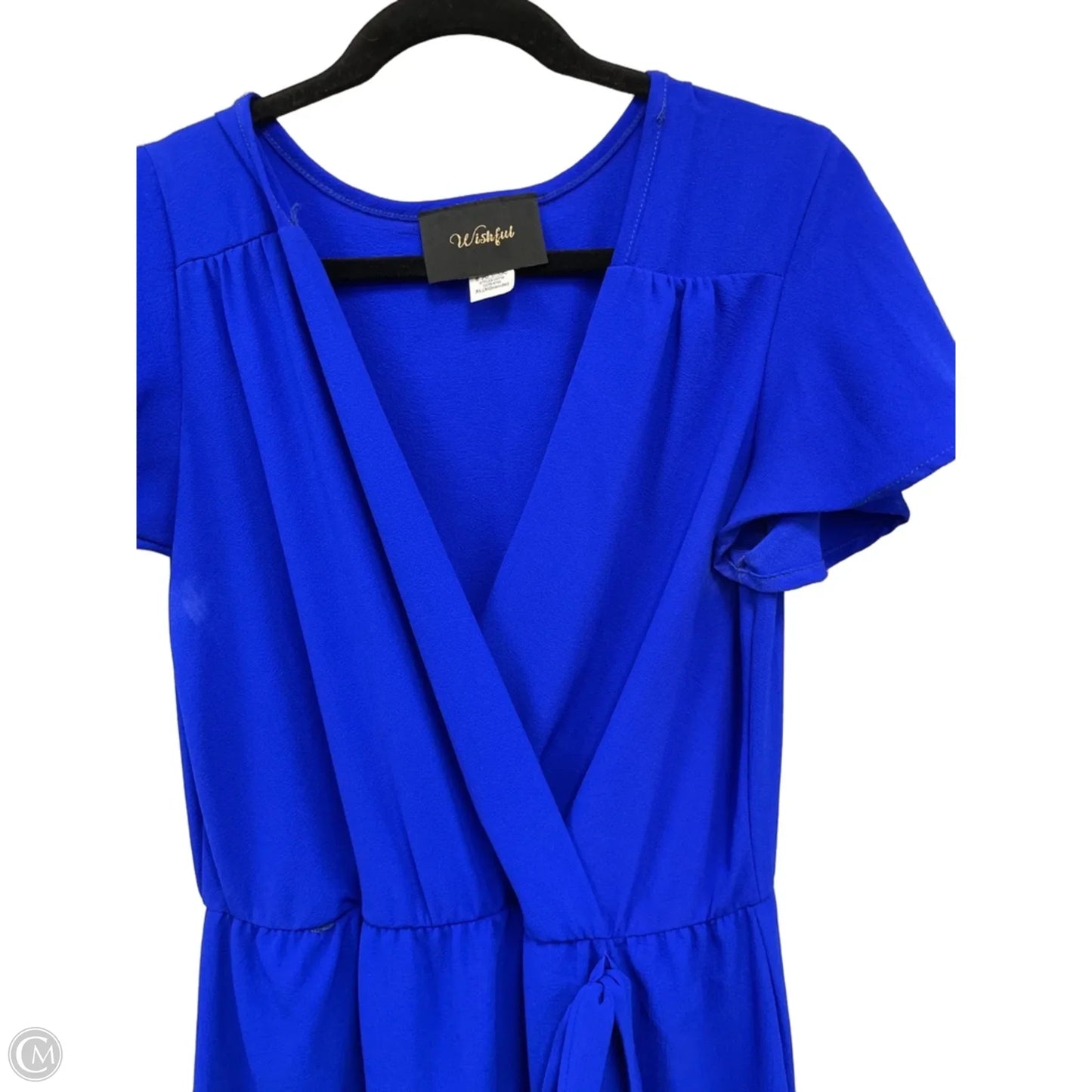 Dress Casual Short By Clothes Mentor In Blue, Size: Xl