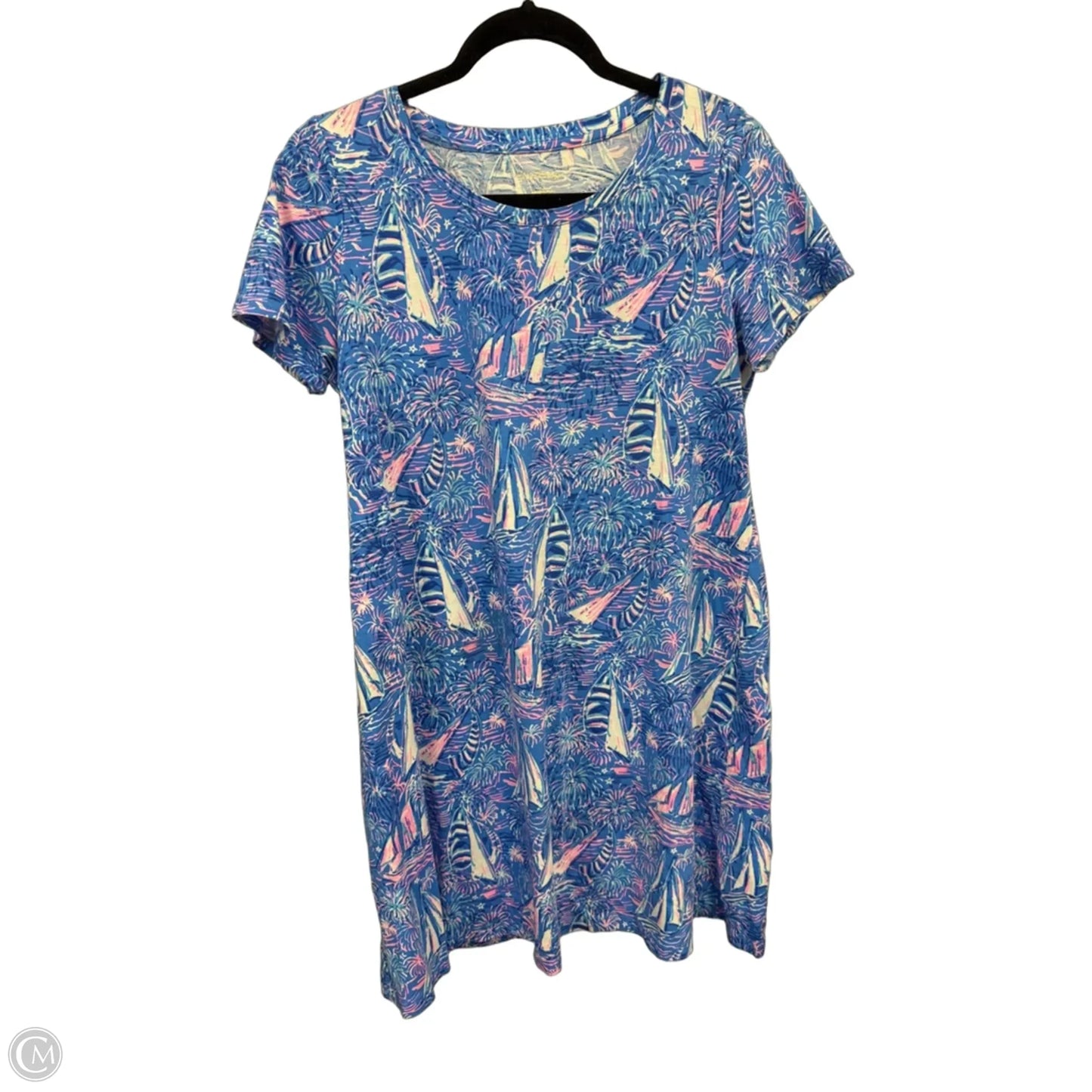 Dress Designer By Lilly Pulitzer In Blue & Pink, Size: S