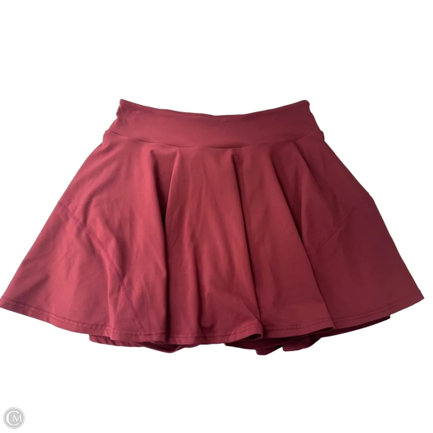 Athletic Skort By Clothes Mentor In Red, Size: 1x