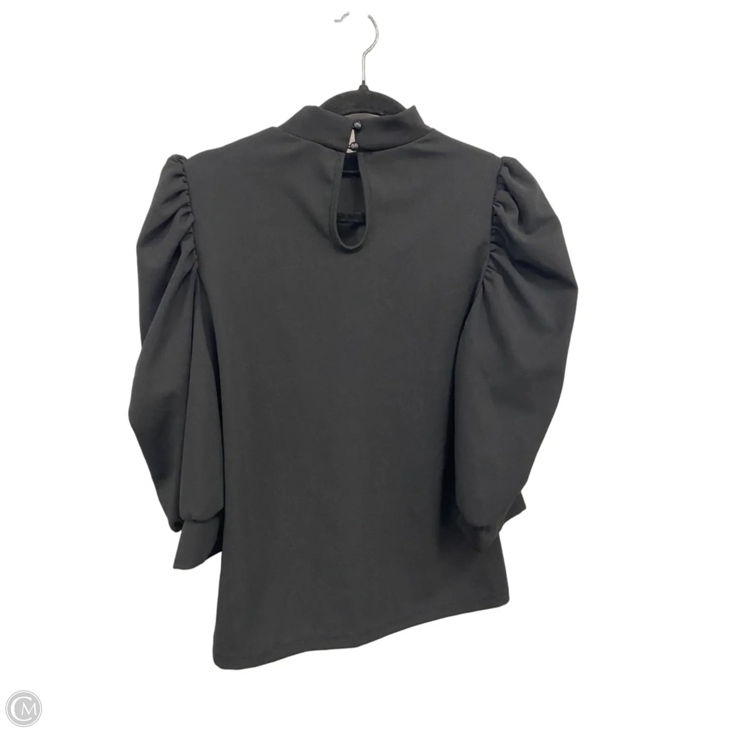 Top 3/4 Sleeve By Shein In Black, Size: L