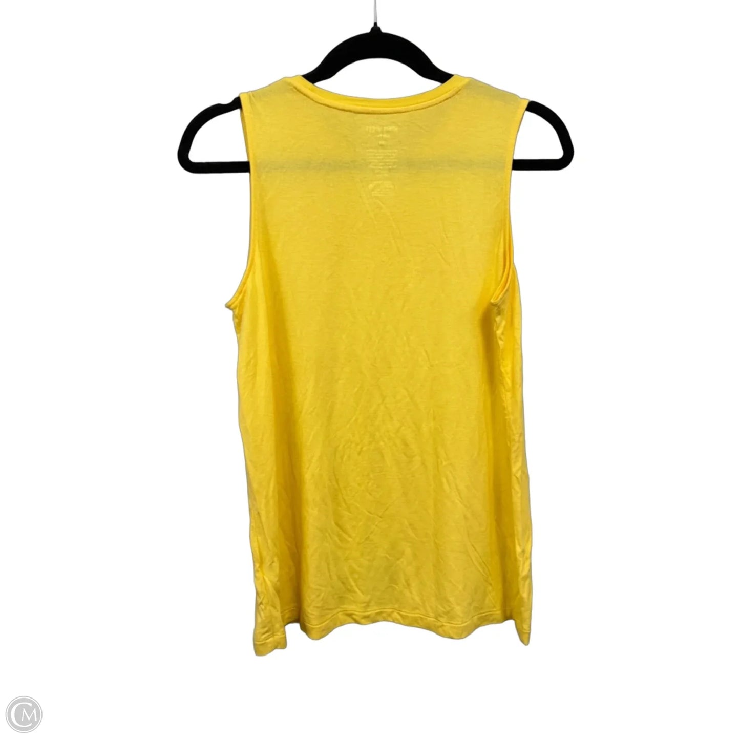 Top Sleeveless By Nine West In Yellow, Size: M