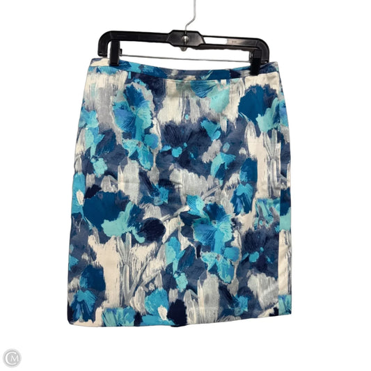 Skirt Midi By Tahari In Blue, Size: 8