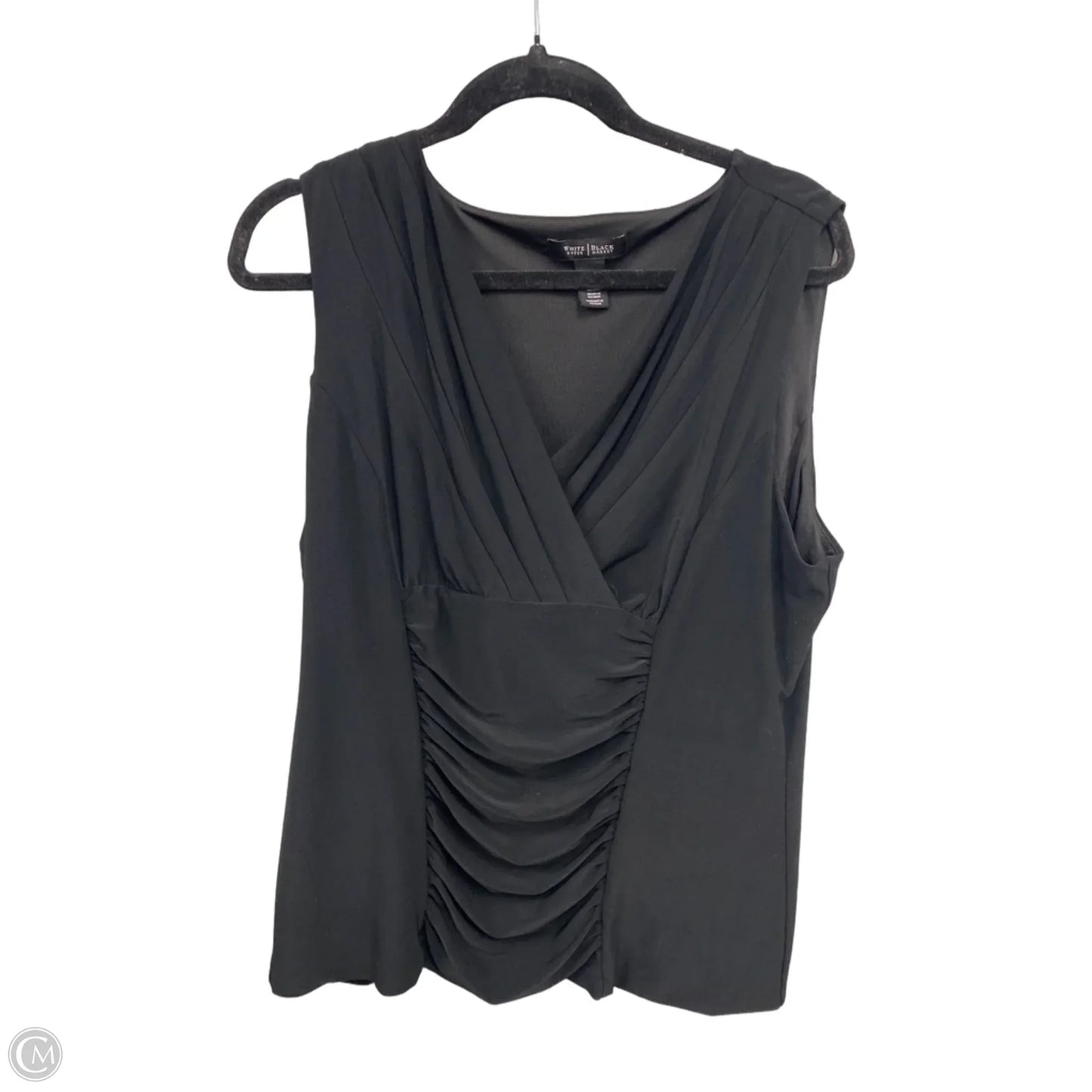 Blouse Sleeveless By White House Black Market In Black, Size: Xl