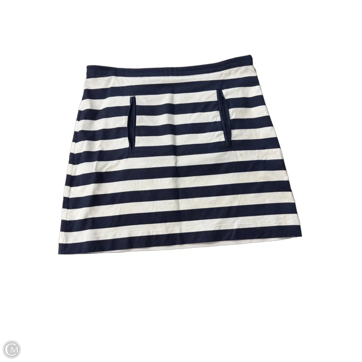 Skirt Midi By Draper James In Blue & White, Size: 8