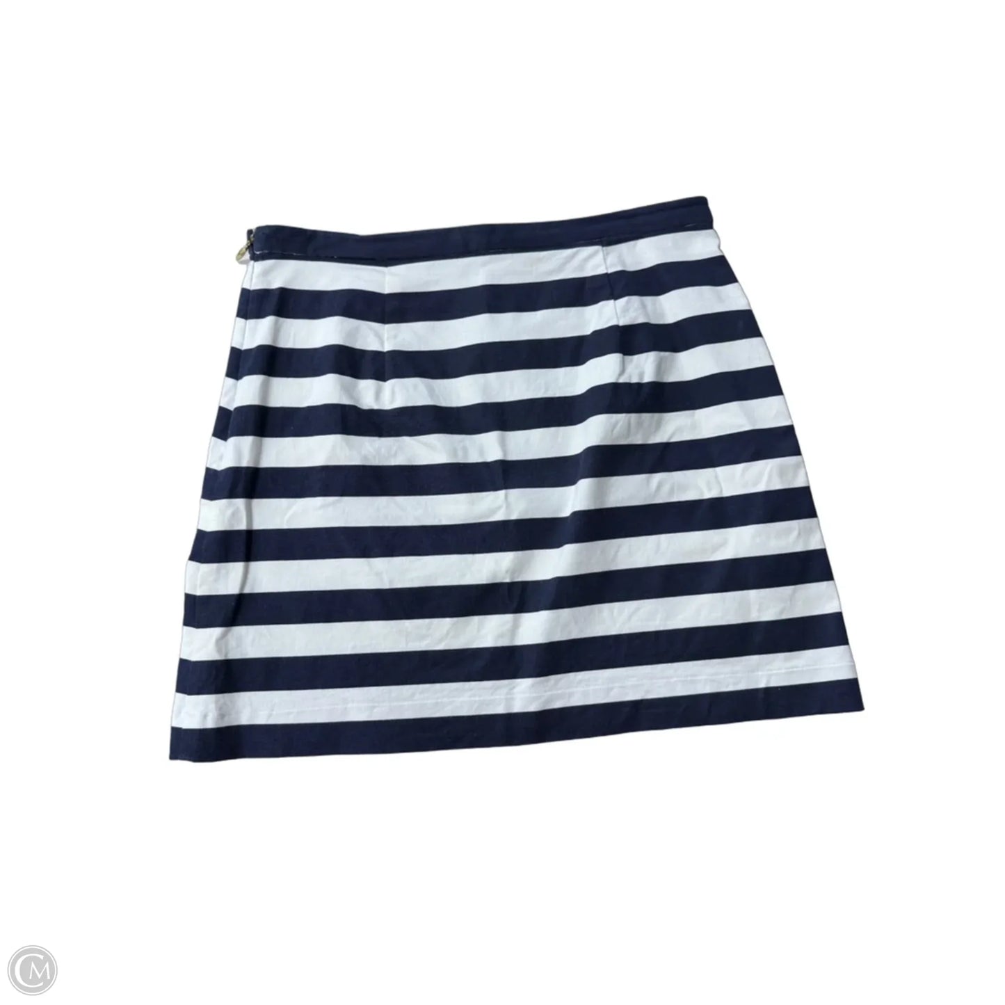Skirt Midi By Draper James In Blue & White, Size: 8
