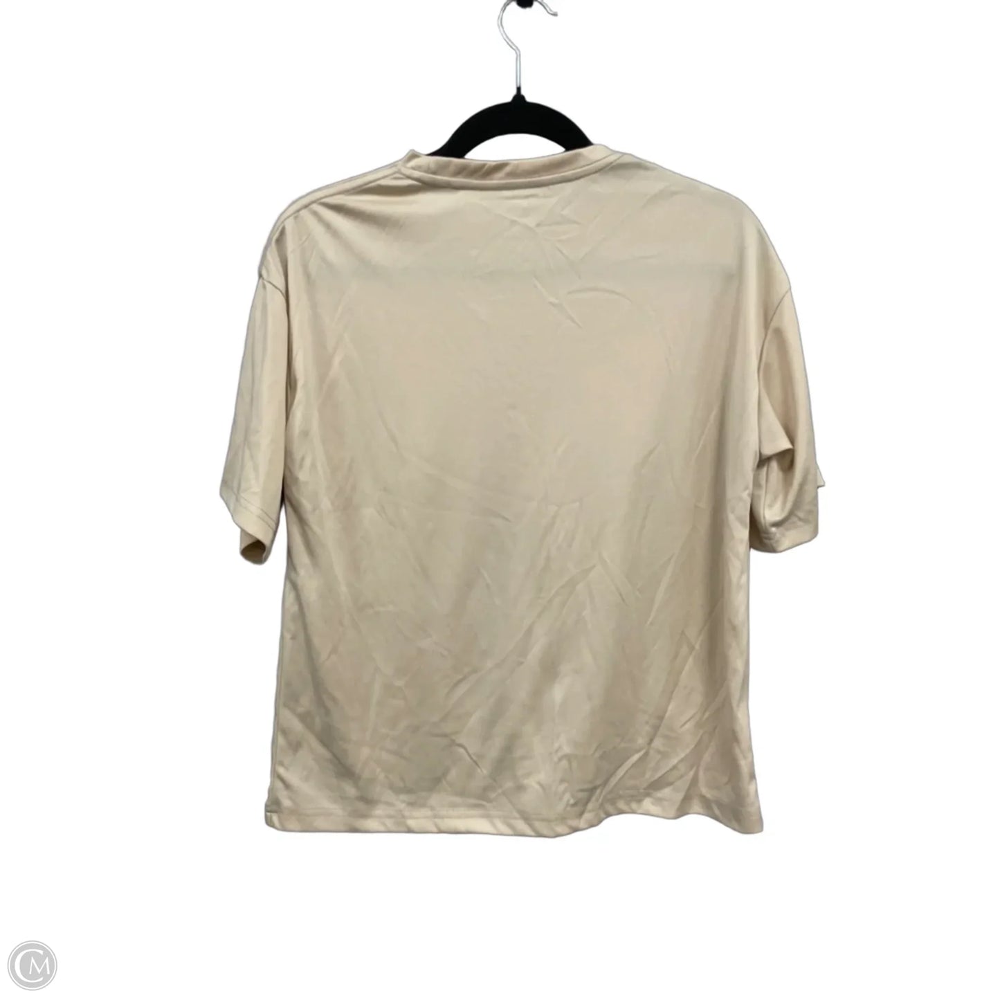 Top Short Sleeve Basic By Shein In Brown, Size: Xs