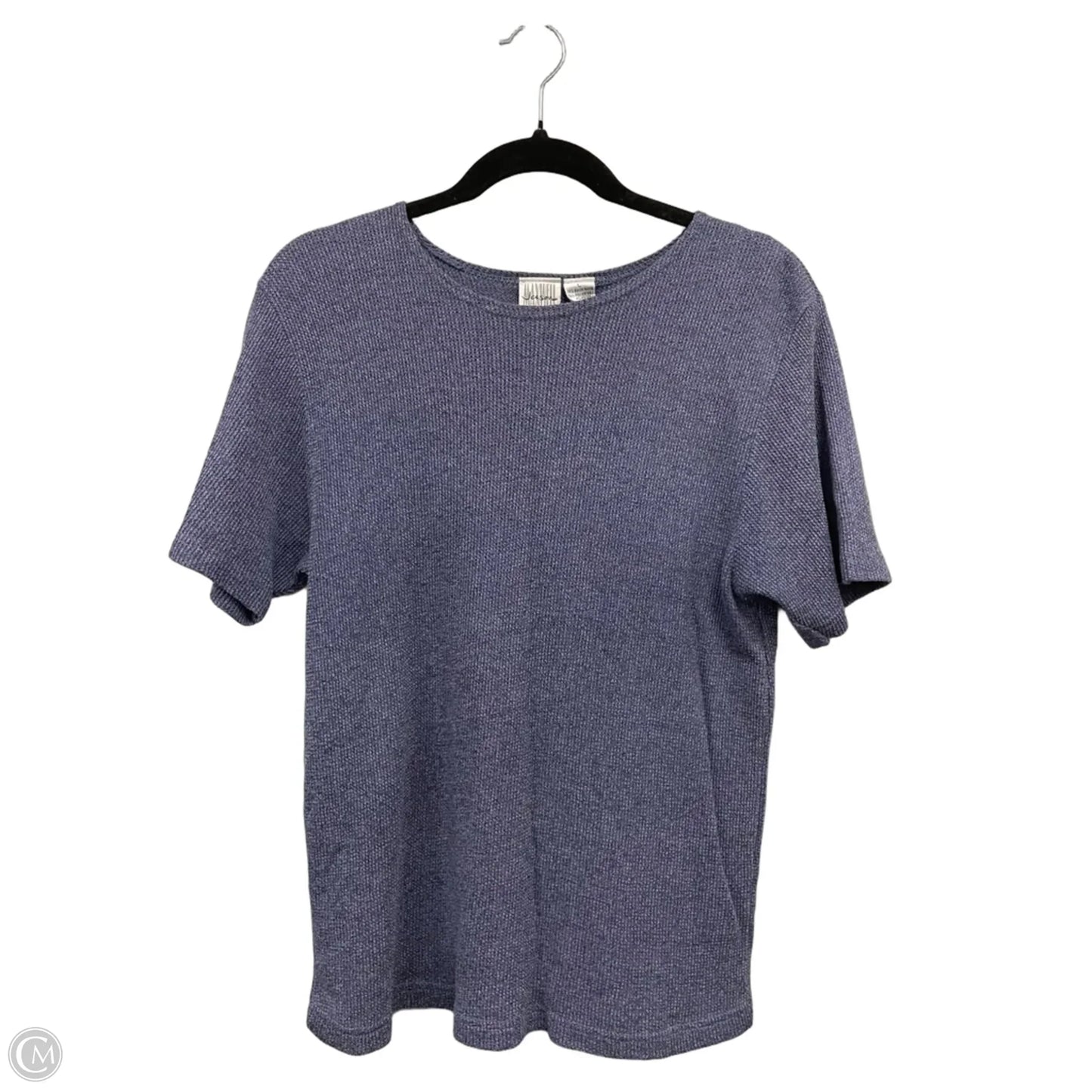 Top Short Sleeve Basic By Jason Maxwell In Blue, Size: L