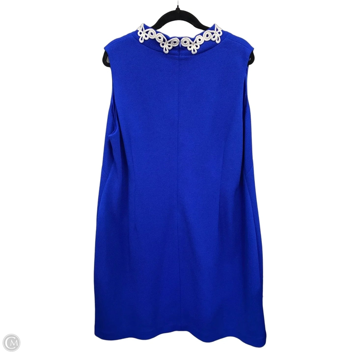 Dress Party Midi By Clothes Mentor In Blue, Size: 20