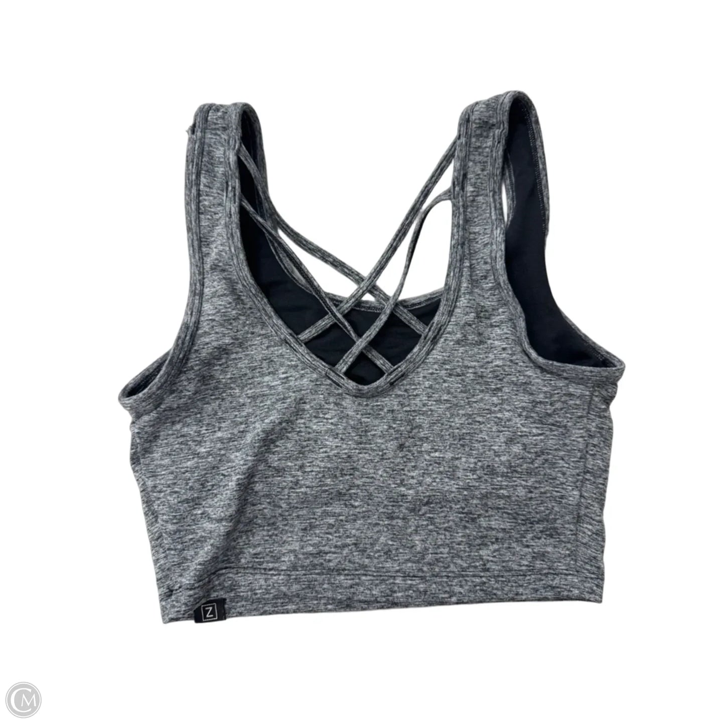 Athletic Bra By Clothes Mentor In Grey, Size: S