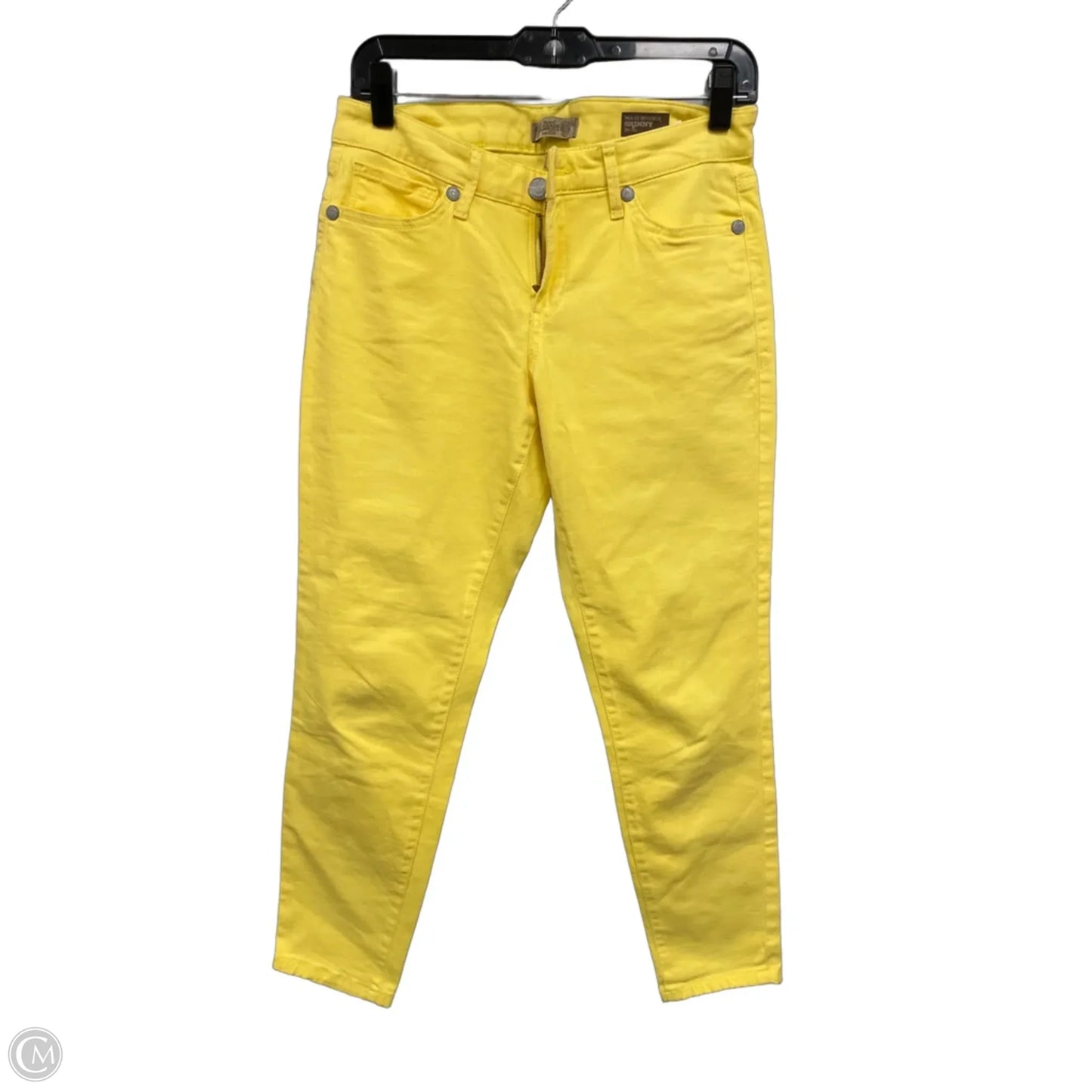 Jeans Skinny By Nine West Apparel In Yellow, Size: 8