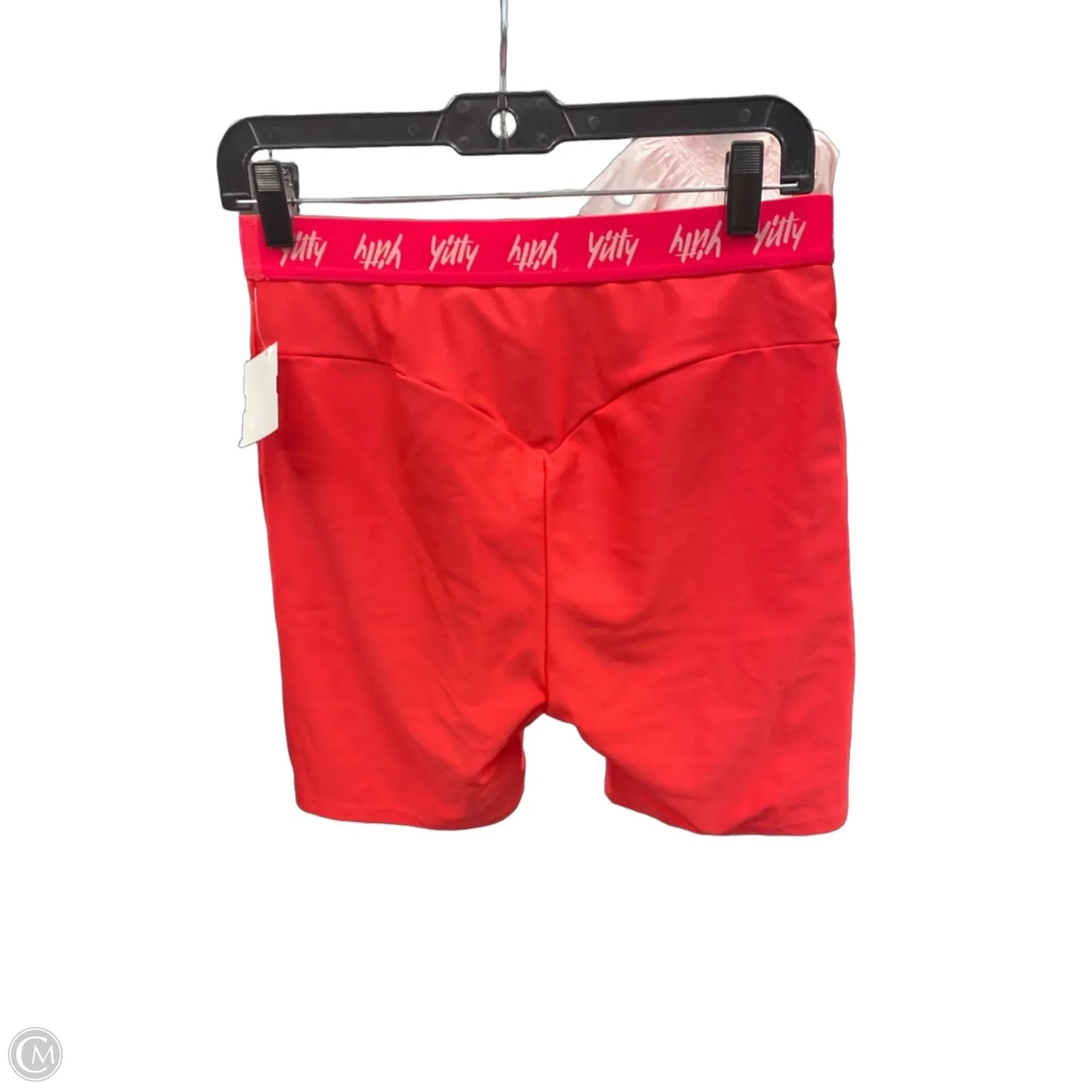 Athletic Shorts By Yitty In Pink, Size: L