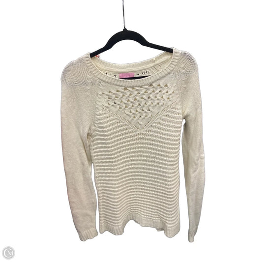 Sweater Designer By Lilly Pulitzer In Cream, Size: L