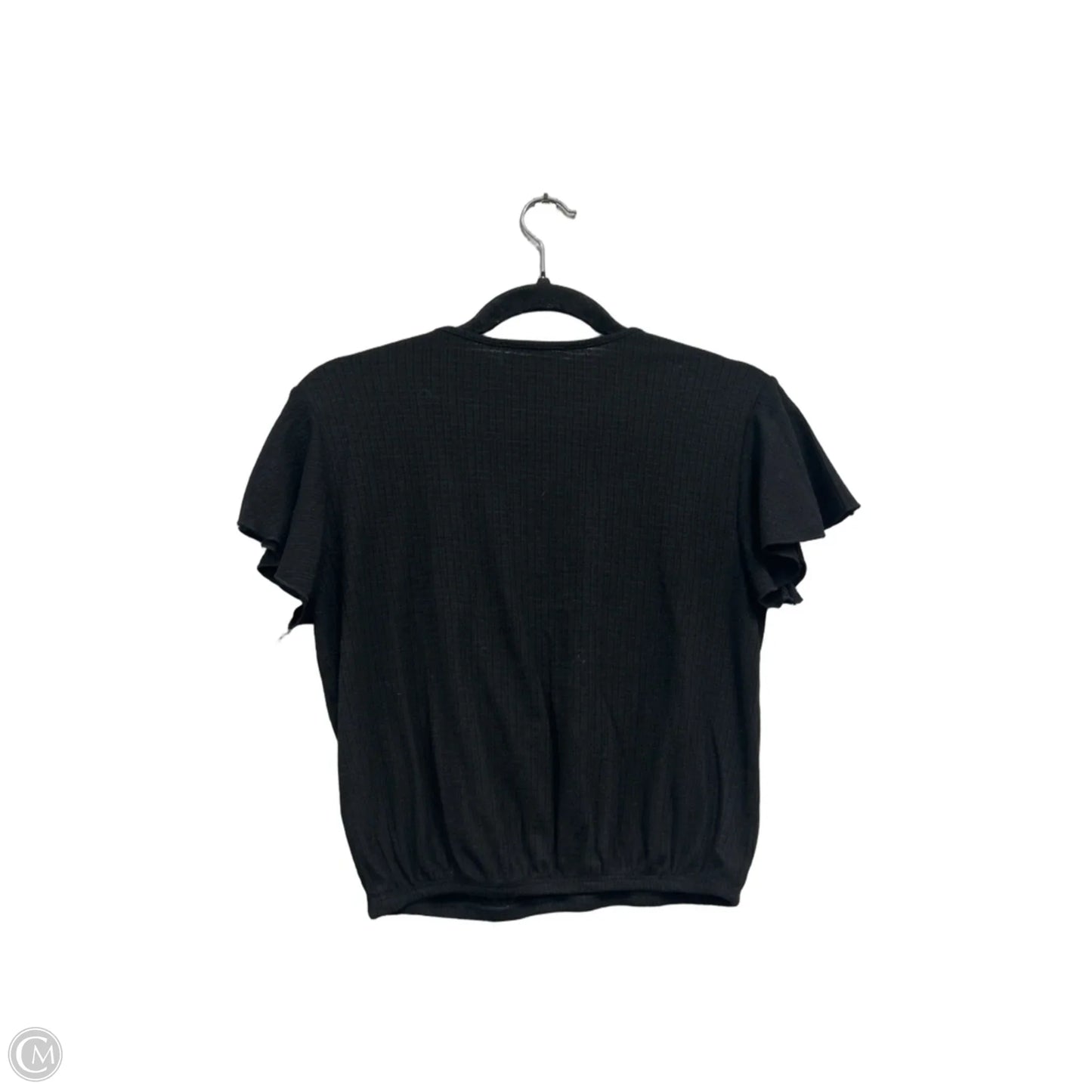 Top Short Sleeve By Caution To The Wind In Black, Size: Xs