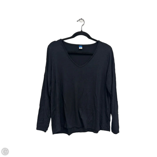 Top Long Sleeve By Old Navy In Black, Size: M