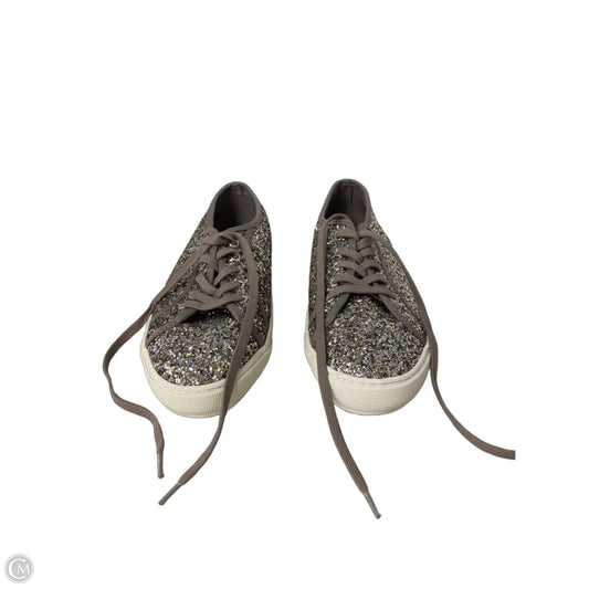 Shoes Sneakers By Old Navy In Gold & Silver, Size: 10