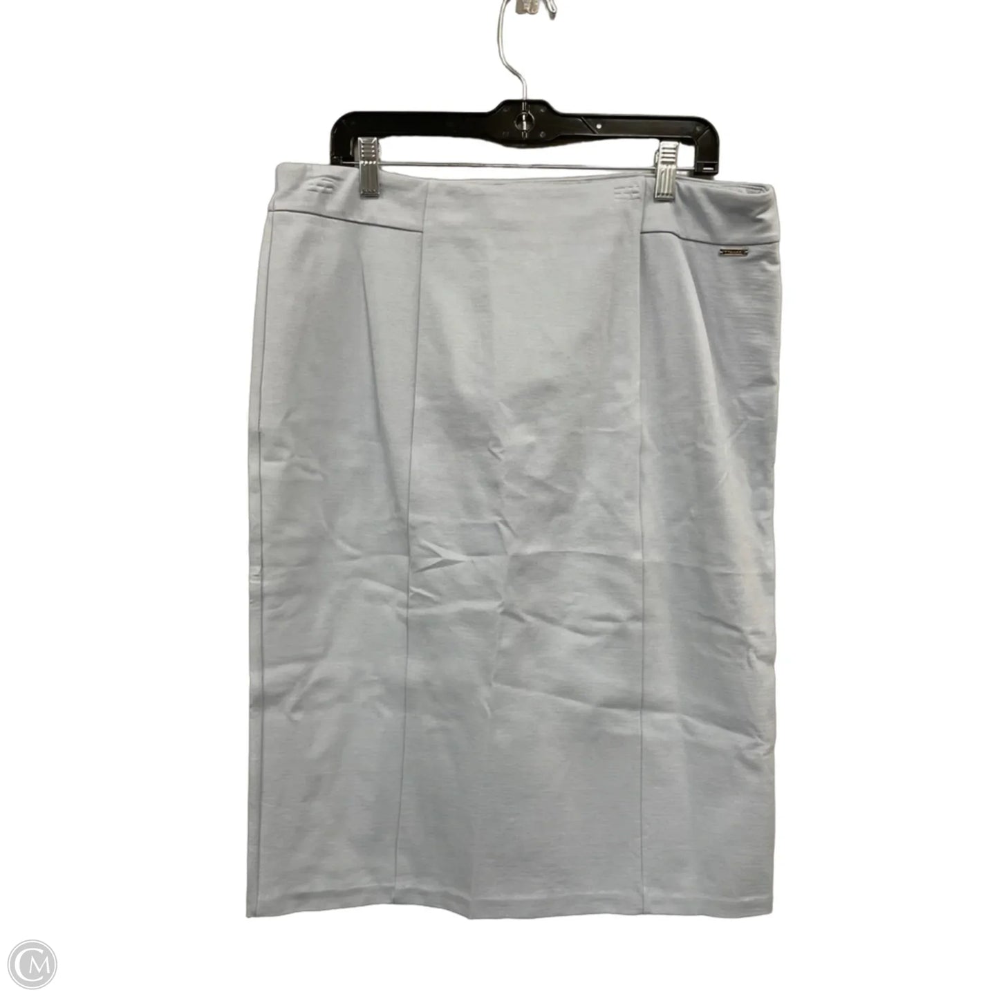 Skirt Midi By Tahari In Blue, Size: Xl