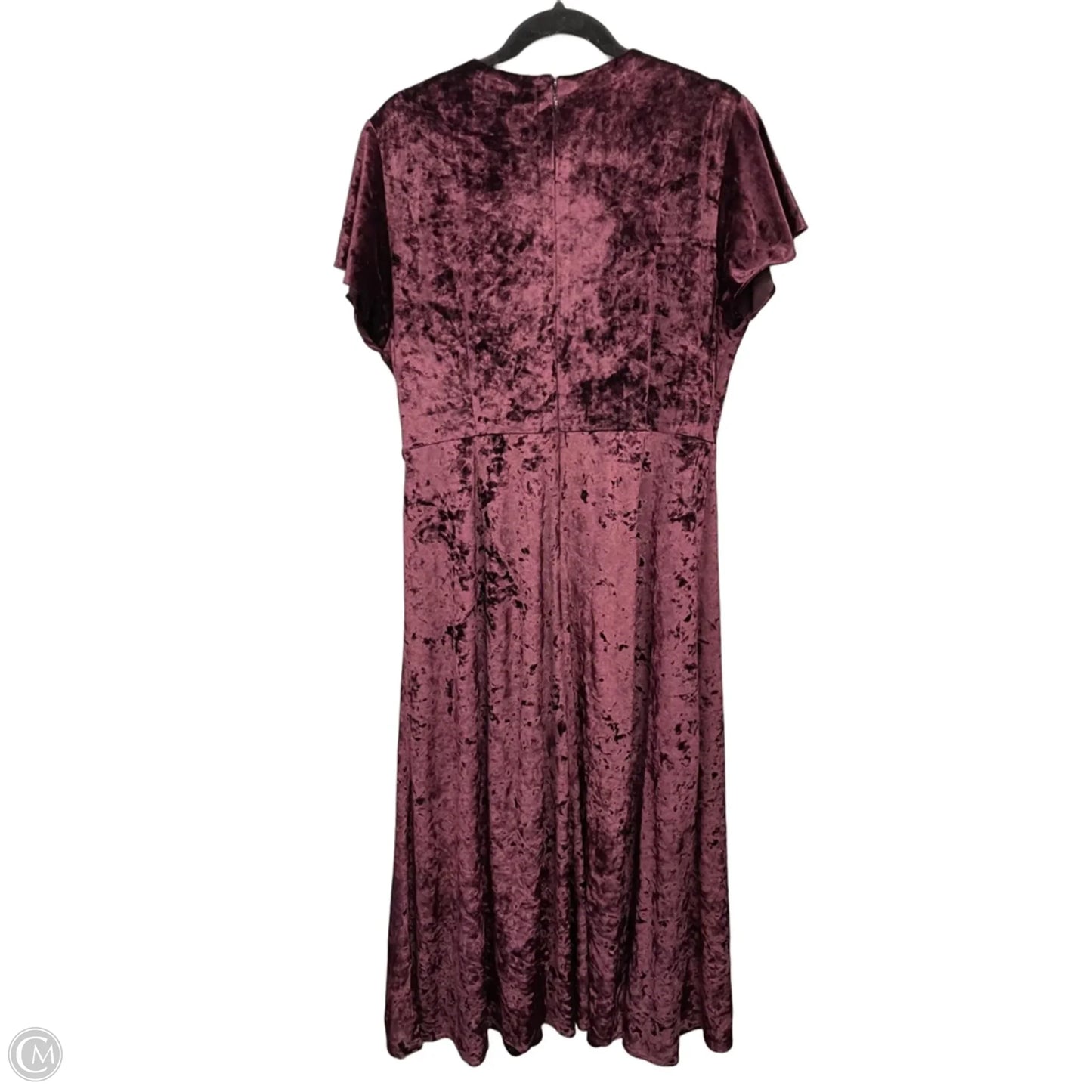 Dress Casual Maxi By Tahari In Maroon, Size: 16