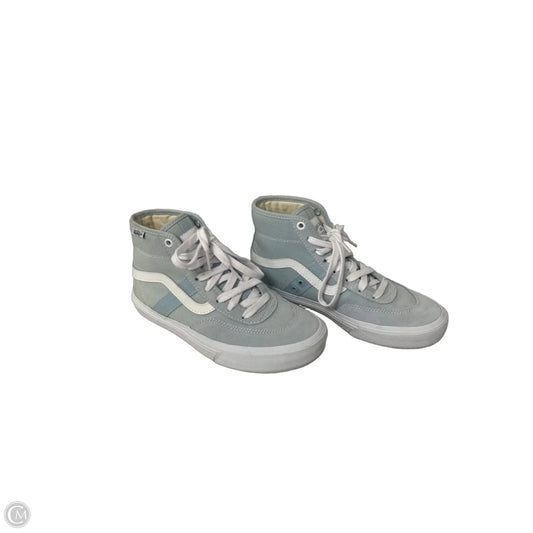 Shoes Sneakers By Vans In Blue & White, Size: 5.5