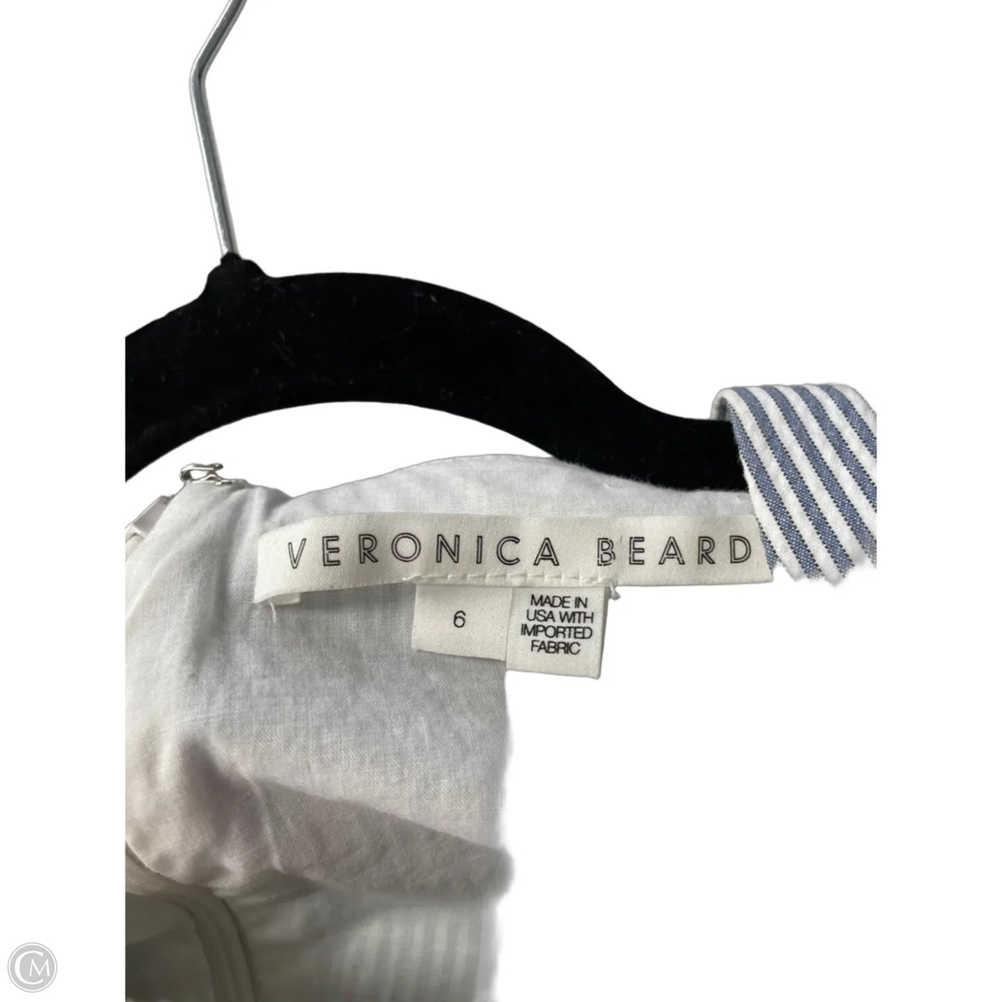 Dress Casual Short By Veronica Beard In Blue & White, Size: 6